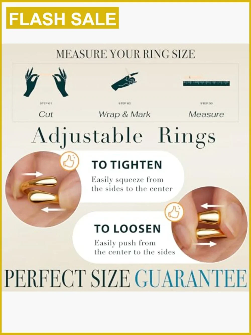 Non Tarnish Gold Chunky Twist Dome Ring Stackable Silver Stainless Steel